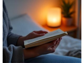 편안하게 밤 시간을 보내며 내일을 준비하는 이미지